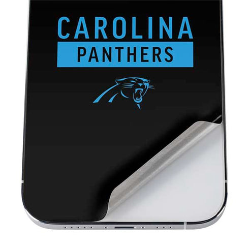 NFL Carolina Panthers Black Performance Series iPhone 12 Pro Skin